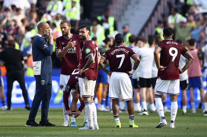 West Ham United Vow to Rebuild After “Sad And Painful” Premier League Relegation West Ham relegated AFP